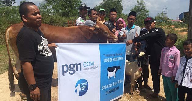 PGN Kembali Bagikan Hewan Qurban di Batam